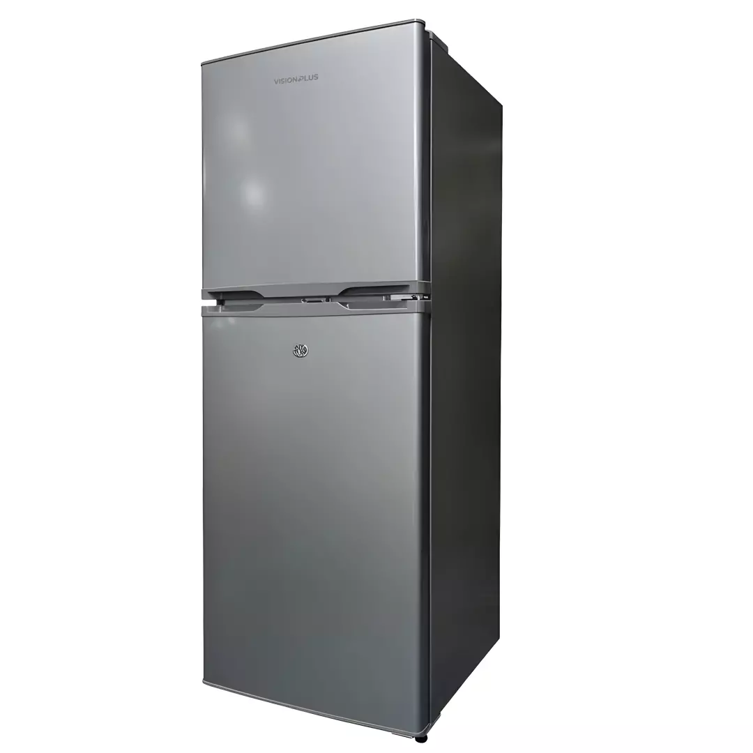 VISION PLUS 138L DOUBLE DOOR FRIDGE-VPFR138DD-S