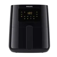 Philips Essential Xl 2.65lb/6.2L Capacity Digital Airfryer With Rapid Air Technology, Easy Clean Basket, Black- HD9270/91