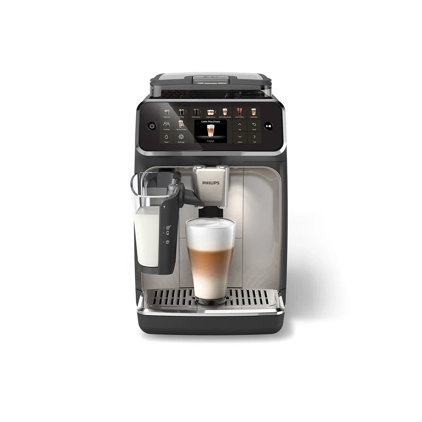 Philips Series 5500 Fully Automatic Espresso Machine With Lattego EP5547/90