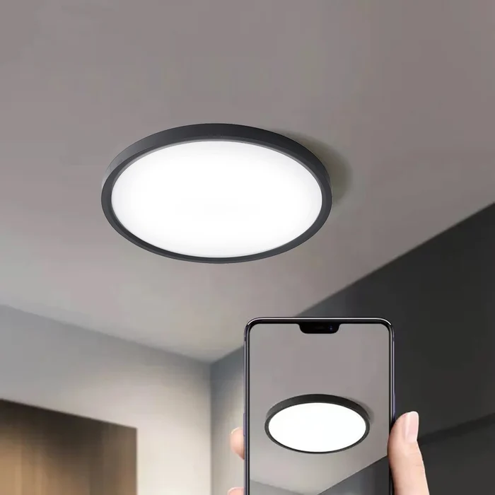 CEILING LIGHT LED ROUND SLIM 40W BK TC