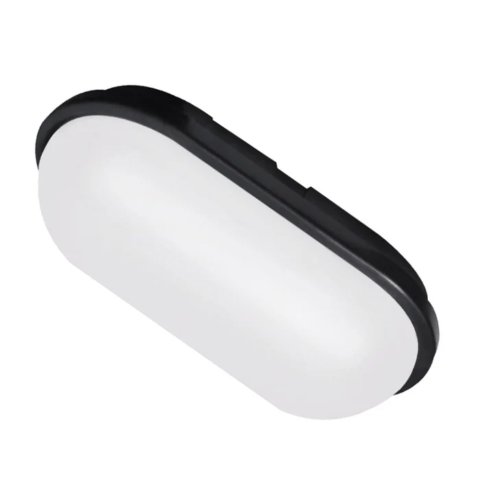Tronic Bulkhead Ceiling Light LED 15W BK WW CL OV15-BK-WW