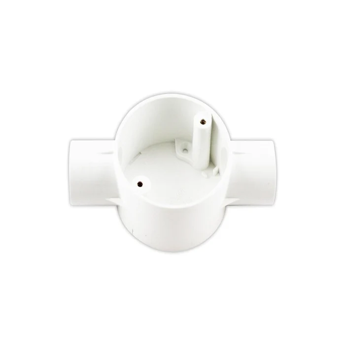 PVC Junction Box 2 Way WHITE - 20MM Tronic CP JUN2-20-WH