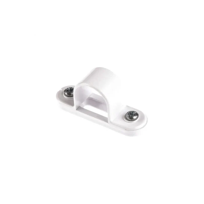 PVC Saddle W/Base - 20MM Tronic CP SADD-20-WH