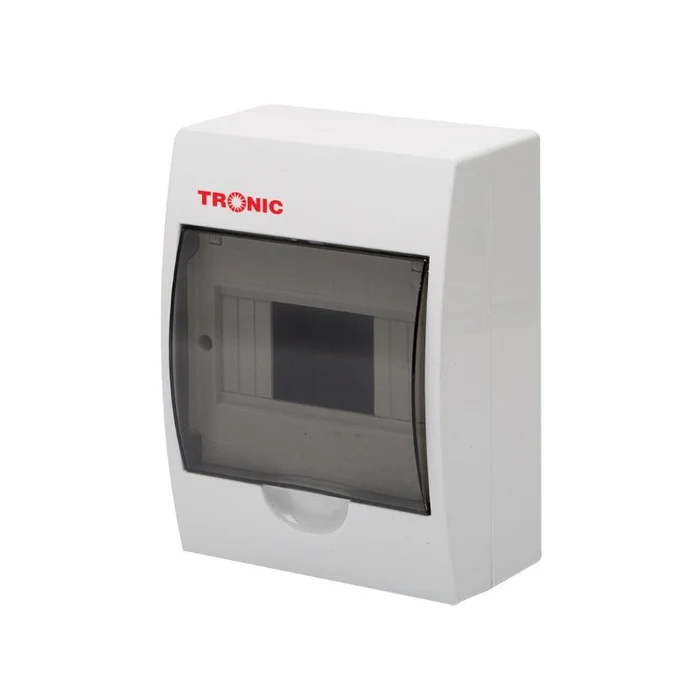 Tronic MCB Enclosure PVC EMPTY 2WAY with 63 amps Isolator CU ABS4IS