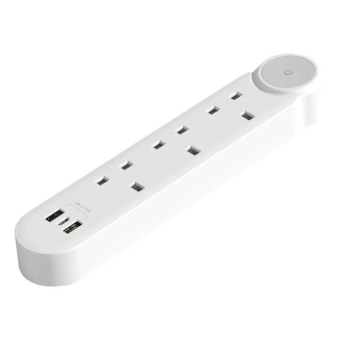 EXTENSION 3WAY+2USB  13A TYPE-C