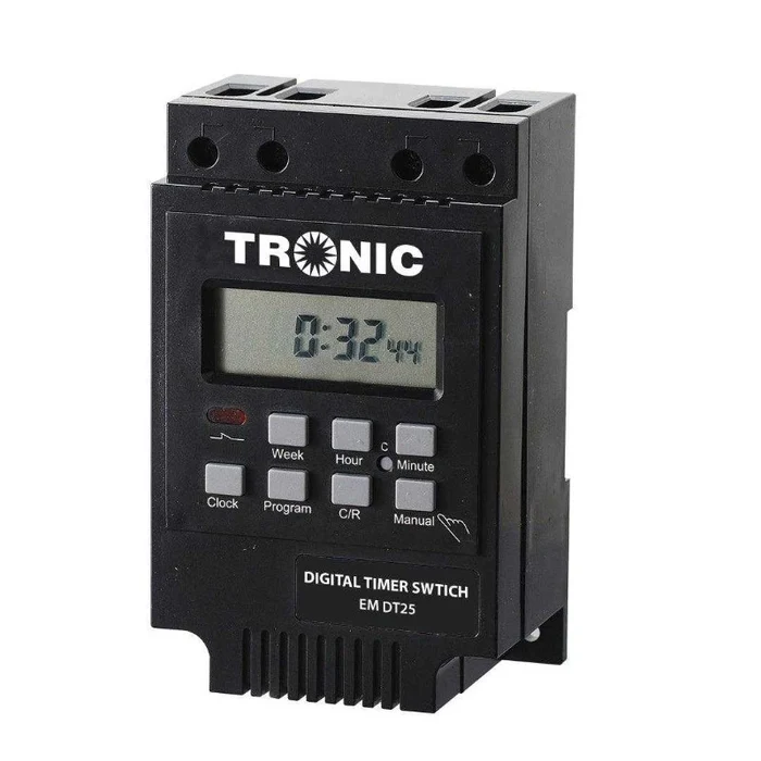 Timer Switch Digital 168hrs Tronic EM DT25