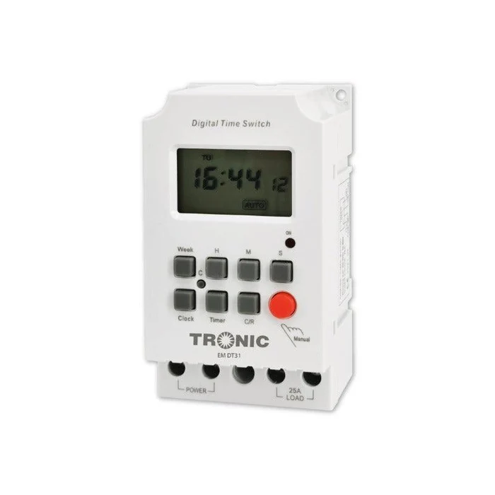 Timer Switch Digital 1sec - 168hrs Tronic EM DT31