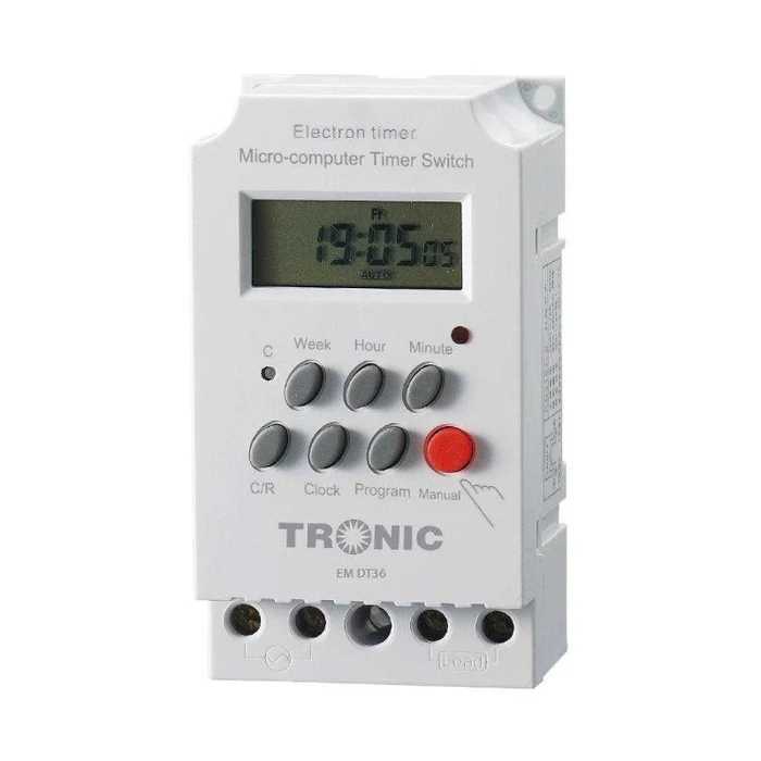 Timer Switch Digital 168hrs Tronic EM DT36