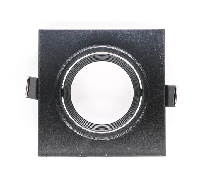 Fitting Downlight BLACK Recessed Square with Holder GU10 FI DOMI-8080-BK