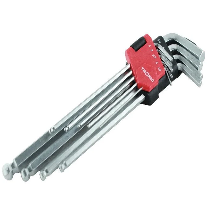 Tronic Spherical Head Hex Key Set(9Pcs) HT HK29