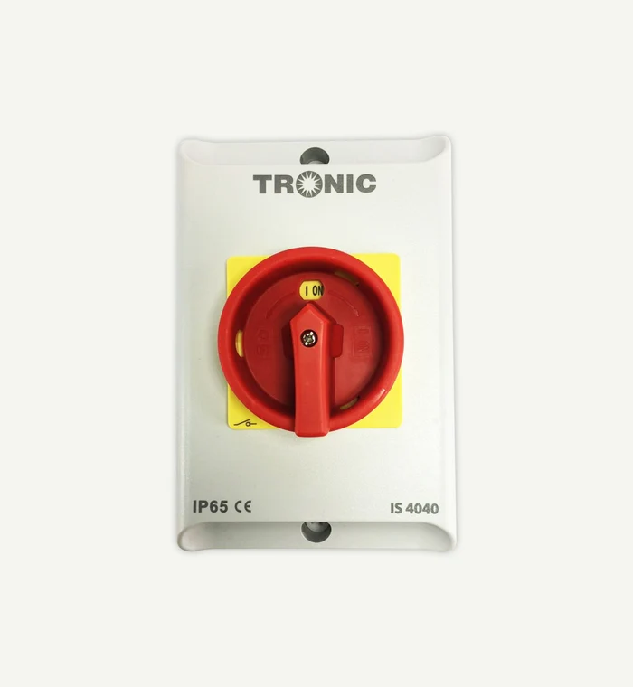 Tronic Isolator PVC 40A 4P surface (415V) IS 4040