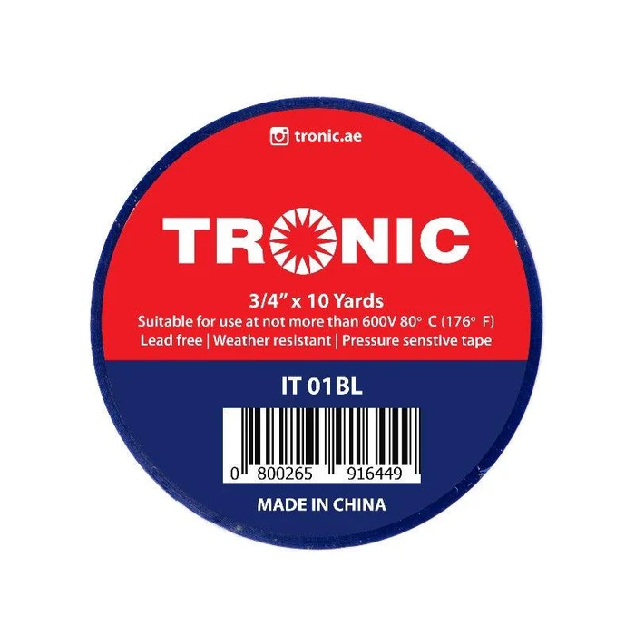 Insulating Tape Blue 10yards - Tronic IT 01BL