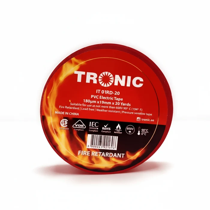 Insulating Tape Red 20yards NEW Tronic IT 01RD-20