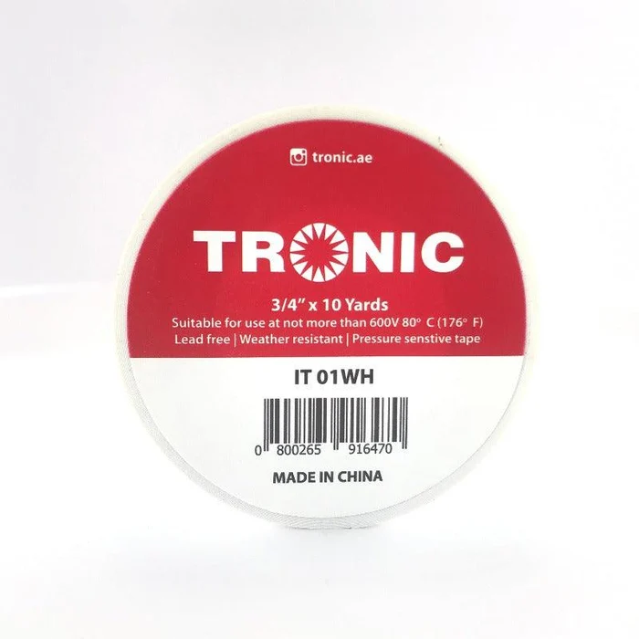 Insulating Tape White 10yards - Tronic IT 01WH
