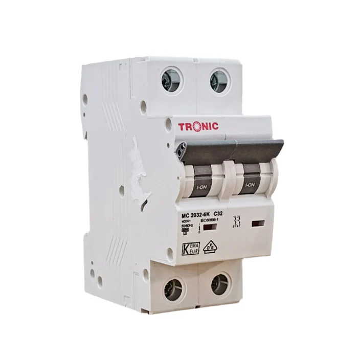 MCB DOUBLE POLE 6KA 32AMP