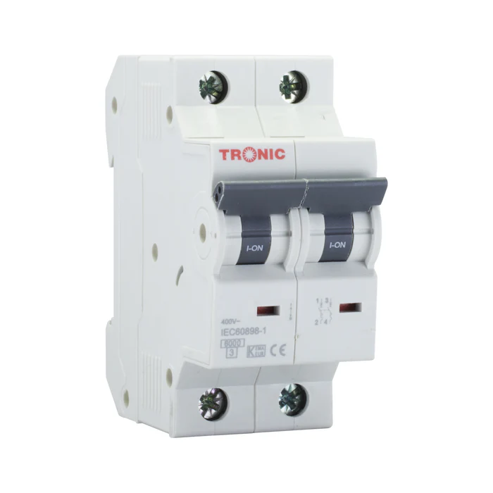 MCB DOUBLE POLE 6KA 63AMP