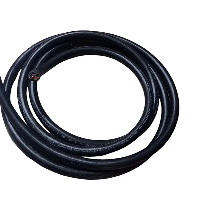 Tronic Cable 2.5mm 4 Core Flexible Black METERS
