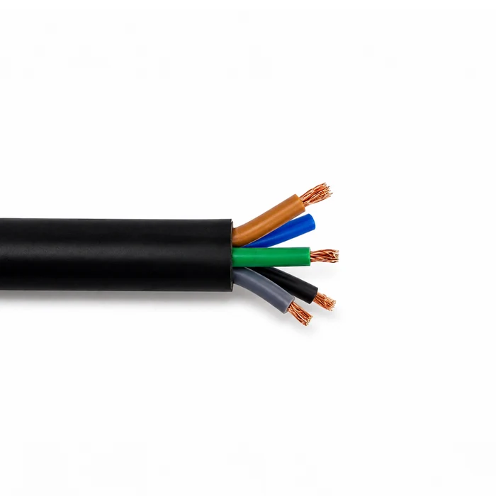 Tronic Cable 1.5mm 5 Core Flexible Black METERS