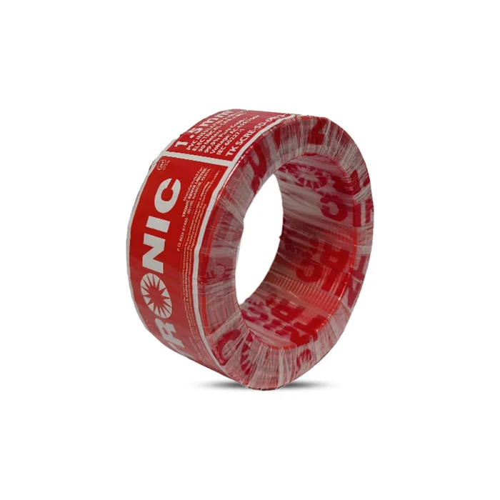 PVC Insulated Electrical Cable Meter Single Solid 1.5mm Red MT SCRE-SD-0015-RD