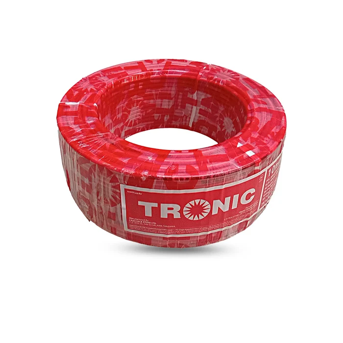 PVC Insulated Electrical Cable Meter Single Stranded 10mm Red MT SCRE-ST-0100-RD