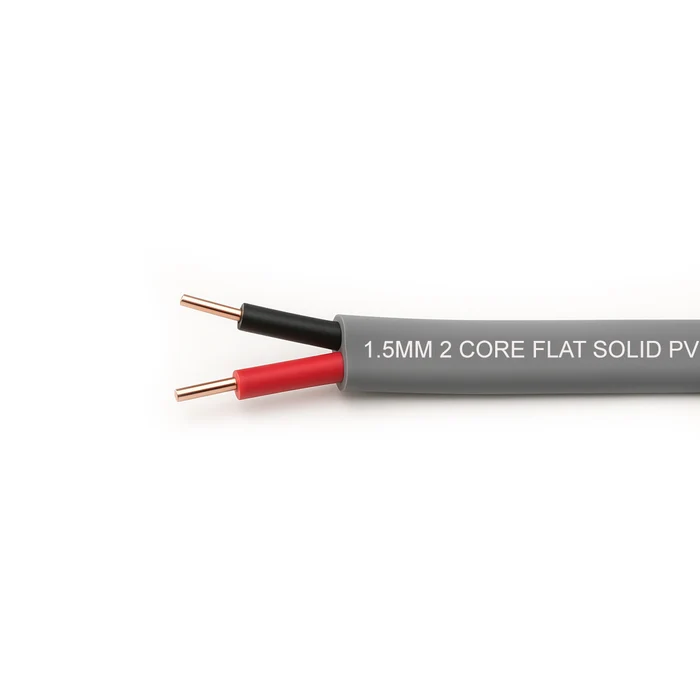PVC Insulated Electrical Cable Meter 2 Core Flat Solid 1mm  MT TWNF-SD-0010