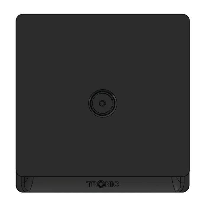 TV SOCKET 1G BK