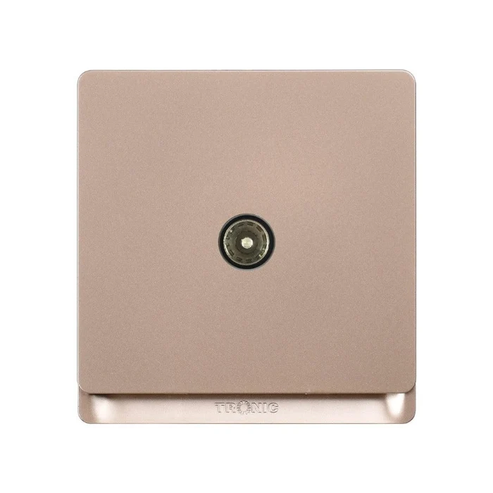 Tronic 1G TV Socket GOLD TD 5311-GO