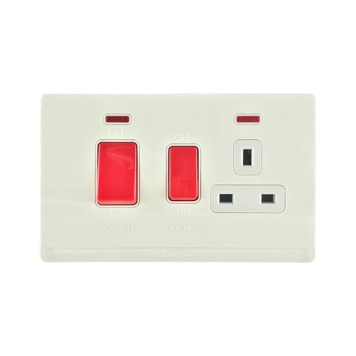 Tronic Cooker Control Unit With S/Socket IVORY TD 5345-IV