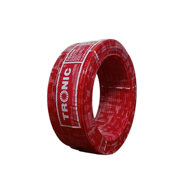 Tronic Electrical Cable  Red 10 MM Single core Stranded - 90 Meters Roll