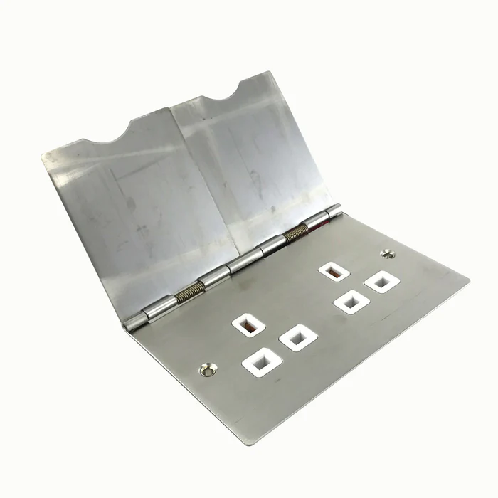 Tronic Floor Switch Socket 13A Twin TR-FS5213-SC/TR 5213-FS