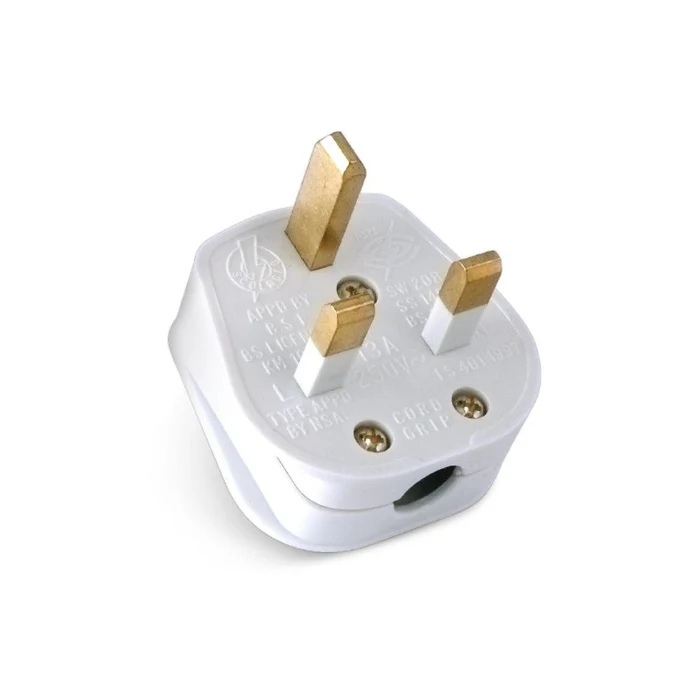 Tronic 13A Top Plug White TRK 5300