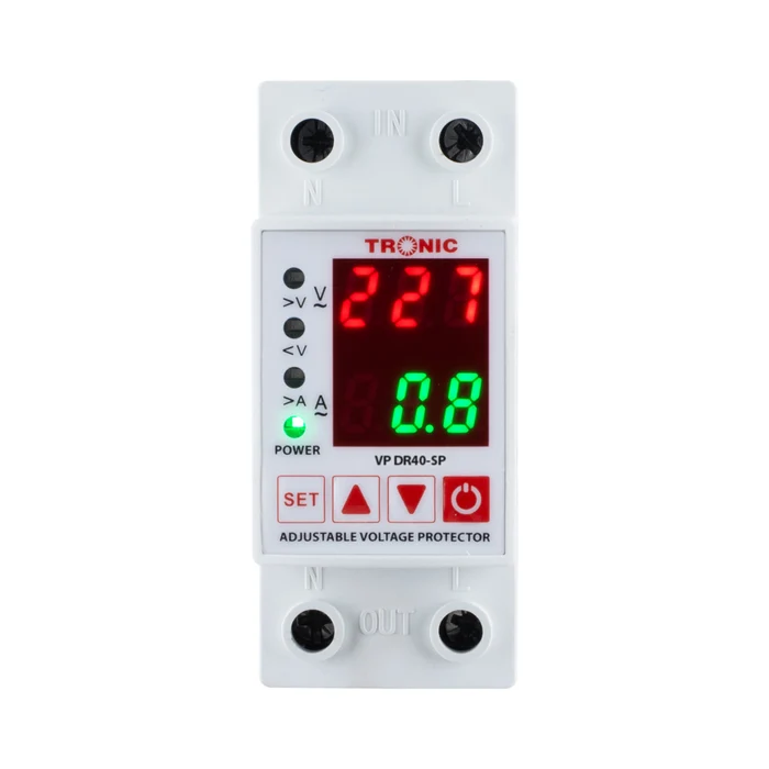 OVER AND UNDER VOLTAGE PROTECTION SMART ADJUSTABLE 40A SP