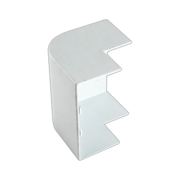 Compartment PVC Trunking External Bend 100mmx50mm