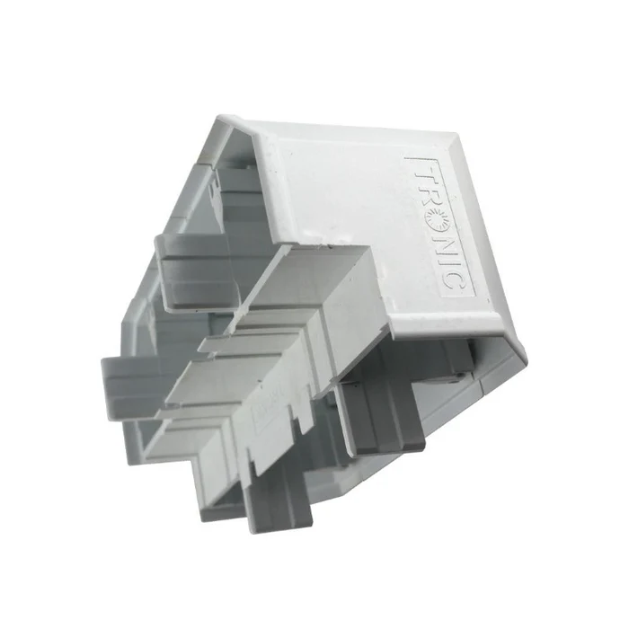 Compartment PVC Trunking External Bend 170mmx50mm