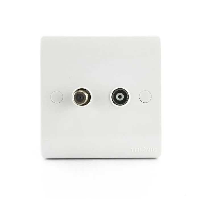 Television Socket 2 Gang