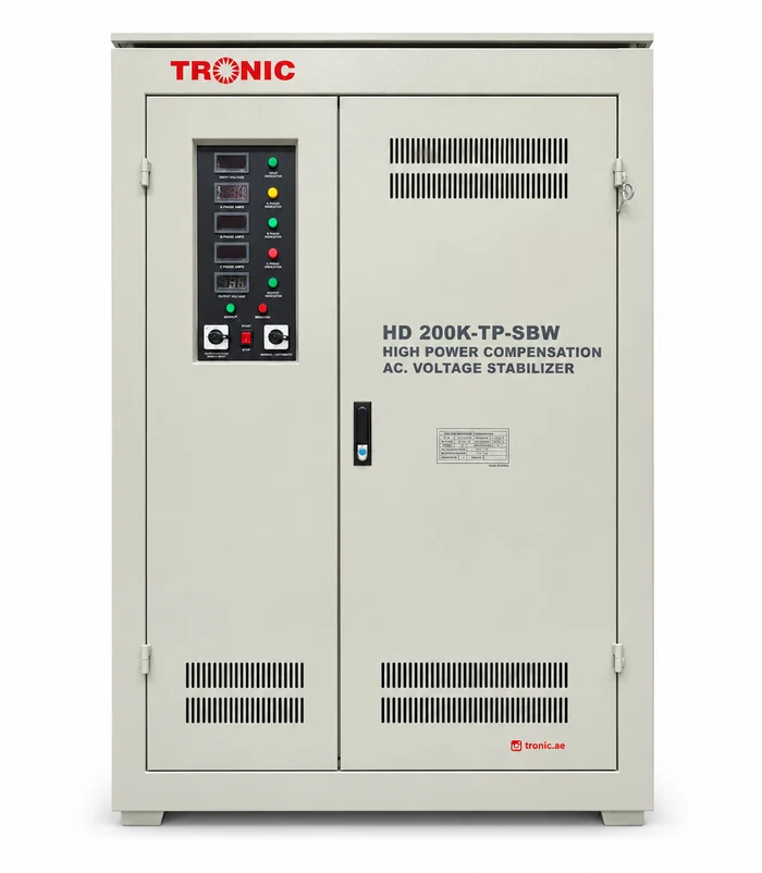 Three-Phase Voltage Stabilizer – 415V, 15kVA, Heavy-Duty