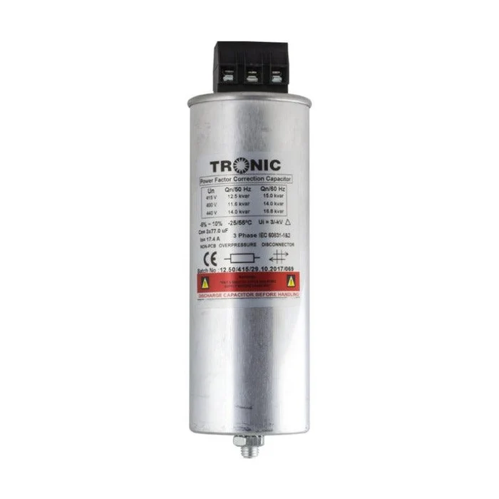 Capacitor Cylindrical 12.5KVAR