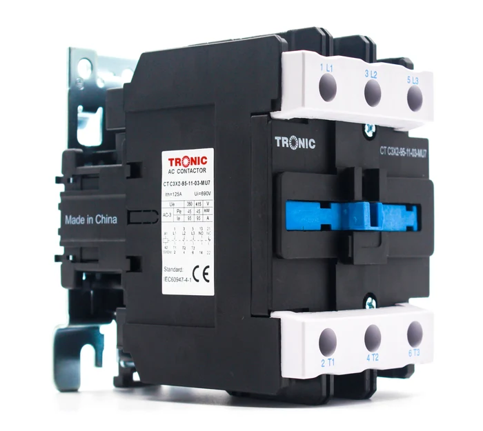 Contactor 95A 3 Pole 1NO 1NC 220V to 240VAC