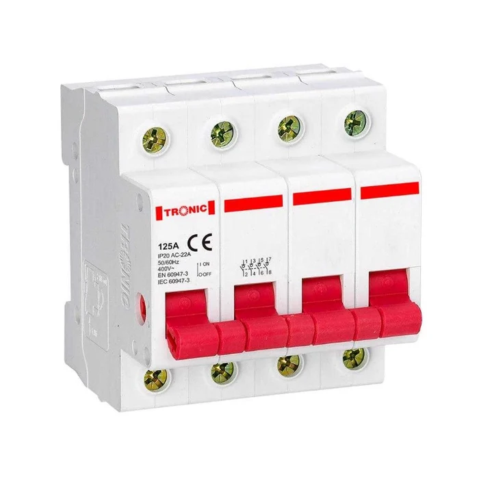Four Pole 125A Isolator