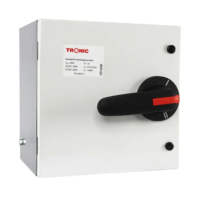 Onload Enclosed Manual Change Over 200A