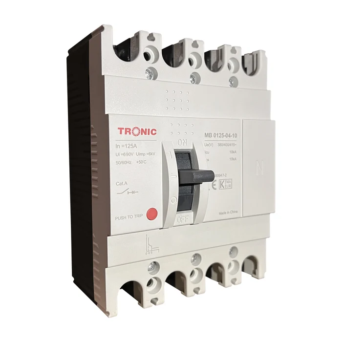 MCCB Breaker 125A 4-Pole