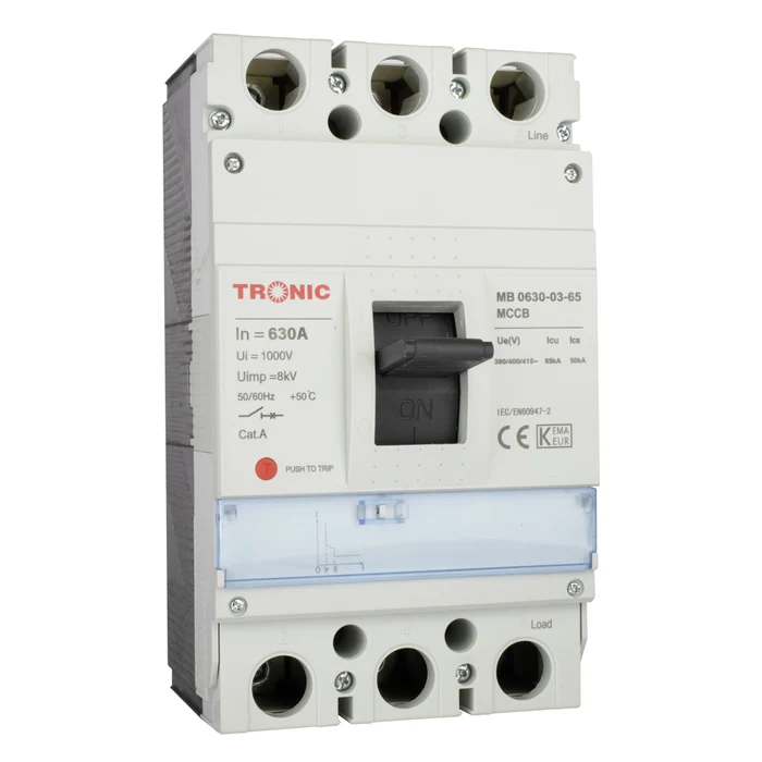 MCCB Breaker SGM6 630A 3P 65KA 630M