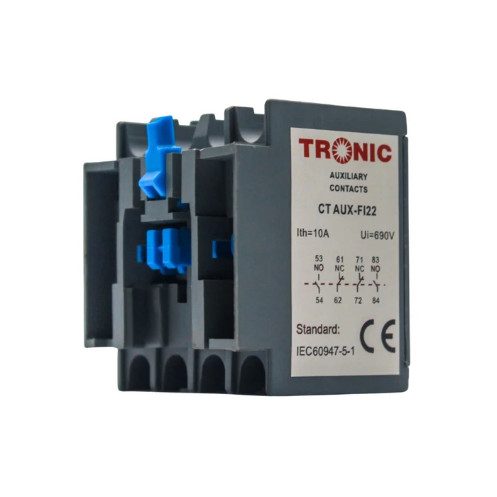 Auxilary contact top mount 2no+2nc