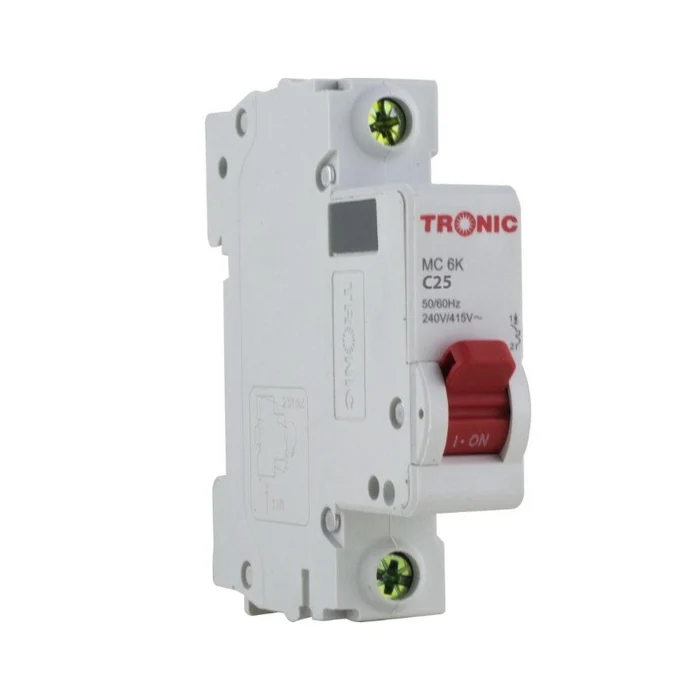 Single Pole 25Amps MCB
