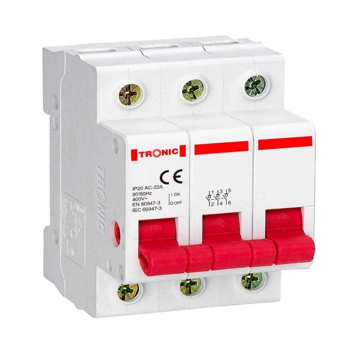 Triple Pole 63Amps MCB