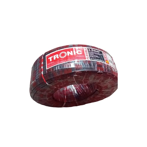 Tronic Electrical Cable 2.5mm 4 Core Flexible Black