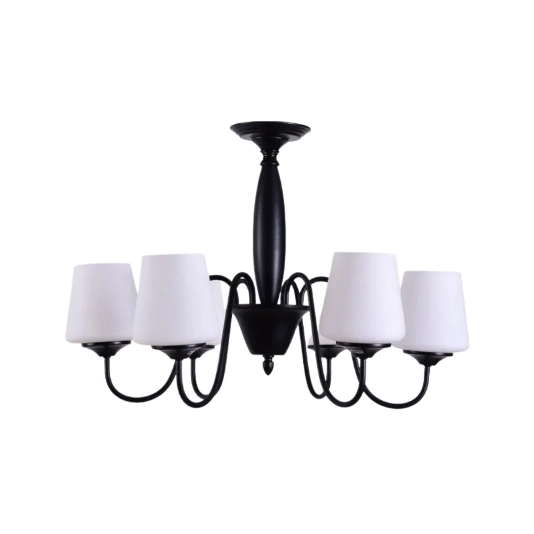 Antique 6-Arm Hanging Light