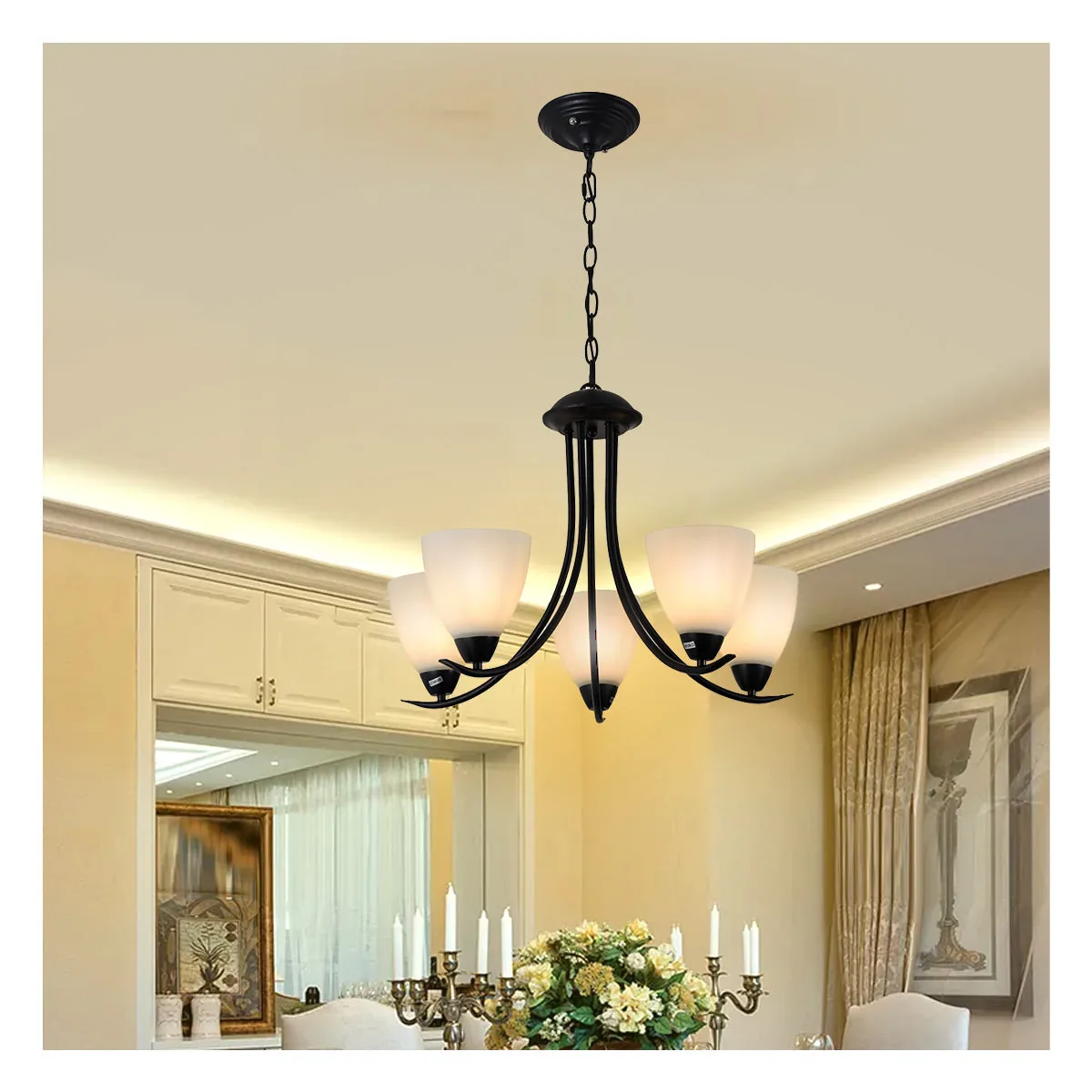 Acrylic Jewels Edge Tri Colour LED Light