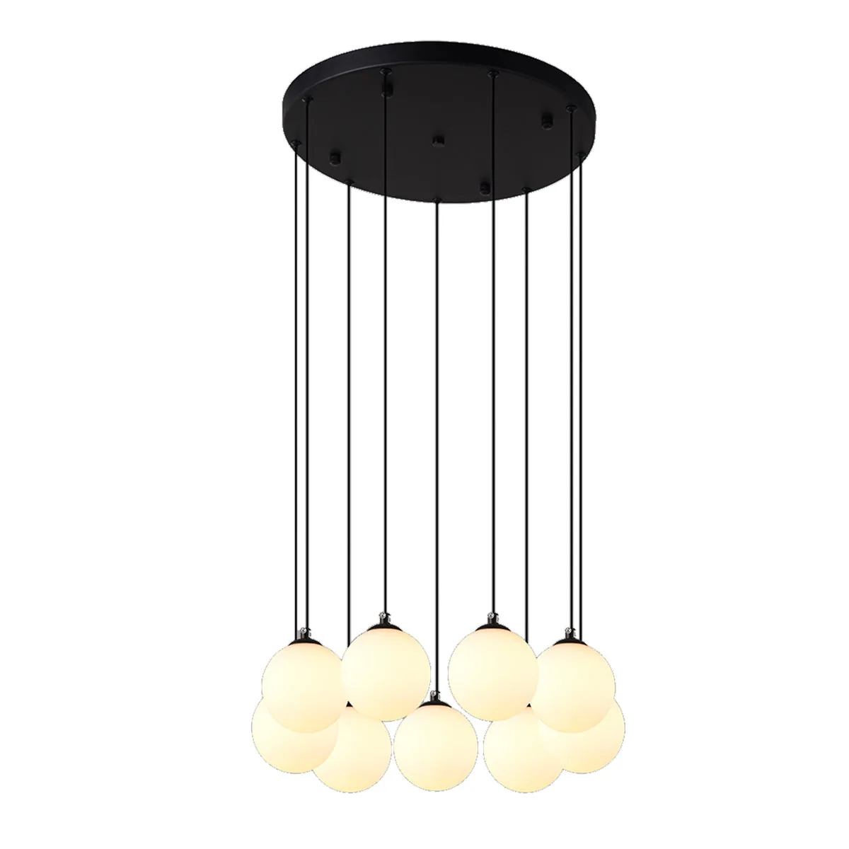 Acrylic Modern 3 LED Warm White Hanging Light