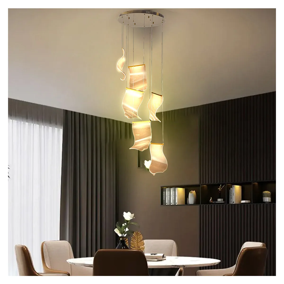 Aluminium Silver Pendant Light